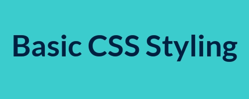 Header image for CSS_1_Level_1_-_Basic_Styling