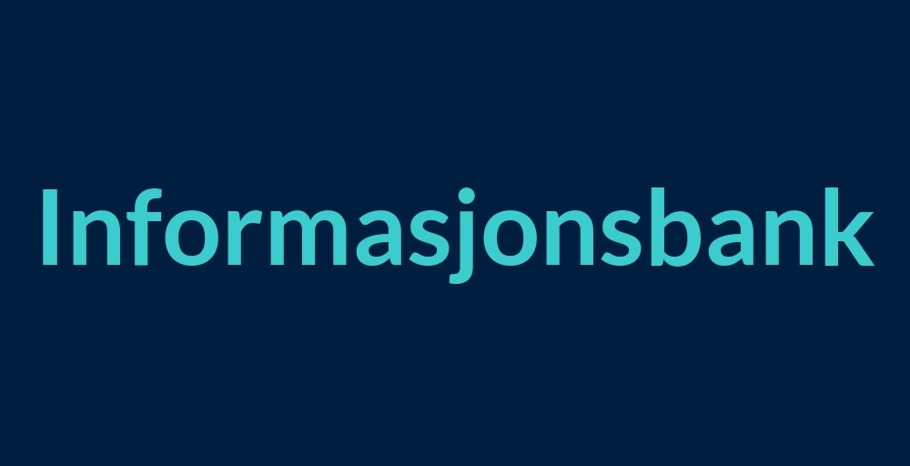 Header image for Informasjonsbank
