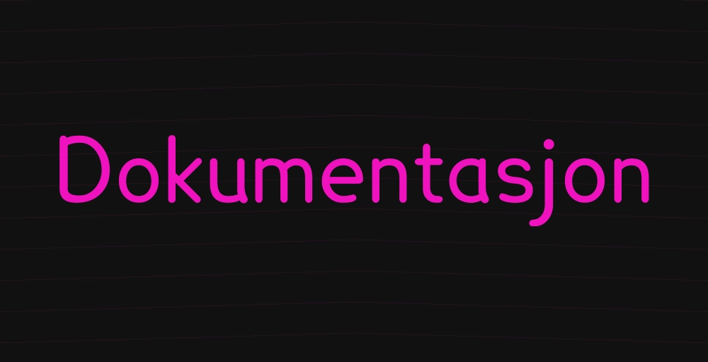 Header image for Dokumentasjon