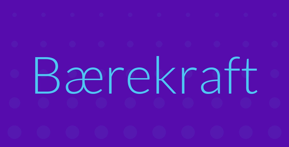 Header image for Bærekraft
