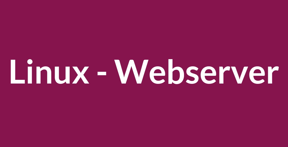 Header image for Linux_-_Webserver